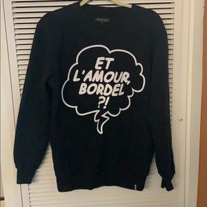 Vintage Crewneck Sweatshirt Et L’Amour, Bordel?!